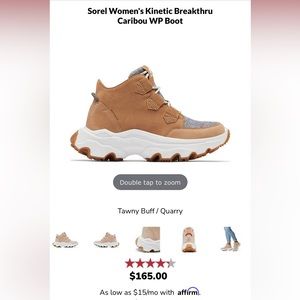 Sorel Women's Kinetic Breakthru Caribou WP Boot